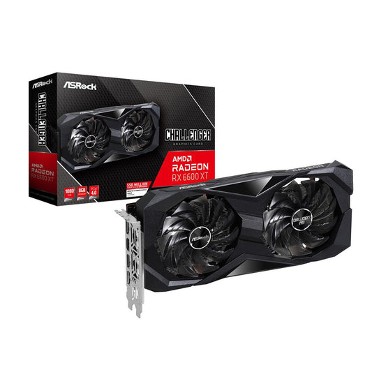 ASRock AMD Radeon RX 6600 XT Challenger D 8GB GDDR6 128-Bit Graphics Card