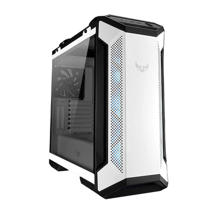 ASUS TUF Gaming GT501 White Edition E-ATX Mid Tower Cabinet with Three RGB 120mm Fans