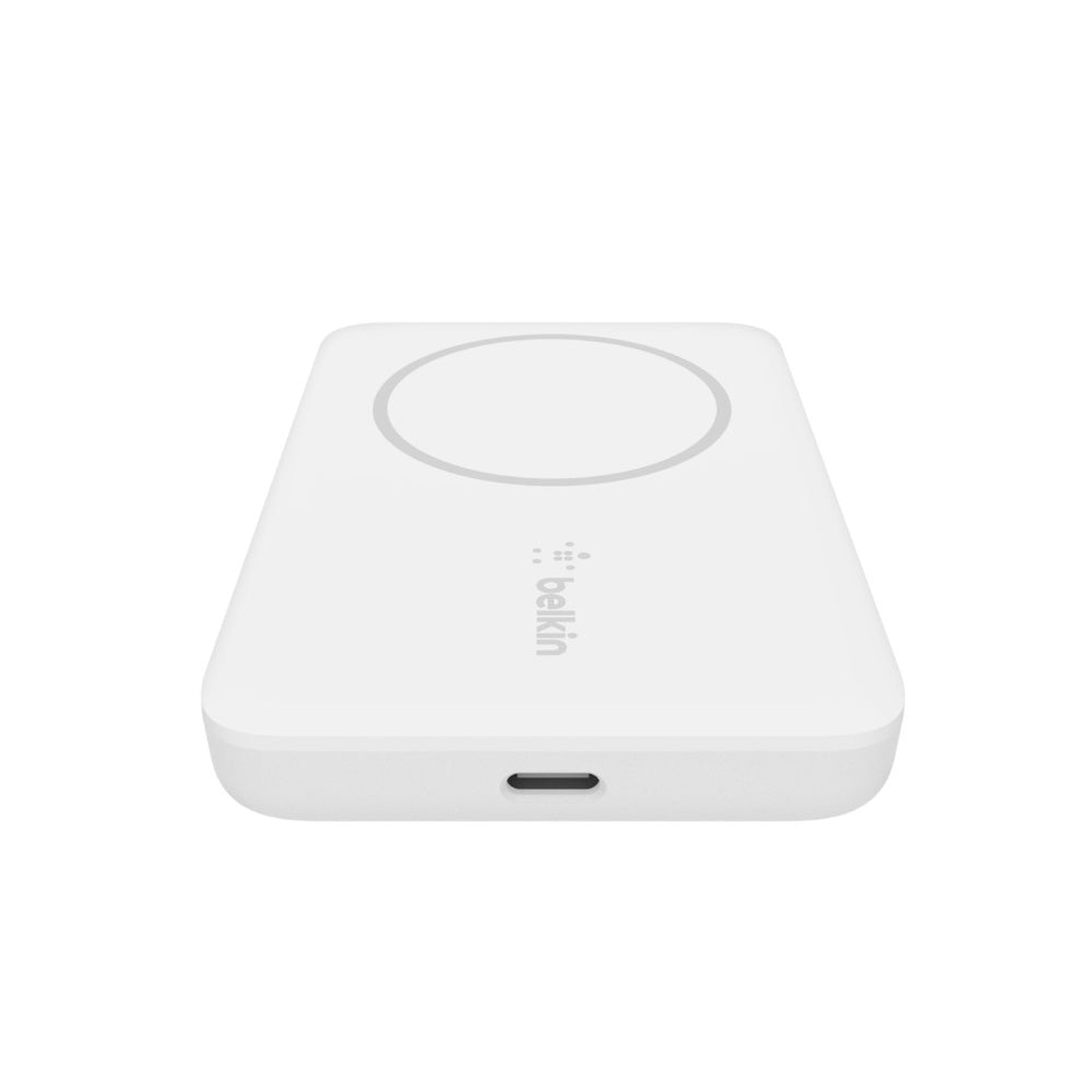 Belkin 2500mAh Magnetic Wireless Power Bank for iPhone Devices - White