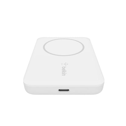 Belkin 2500mAh Magnetic Wireless Power Bank for iPhone Devices - White