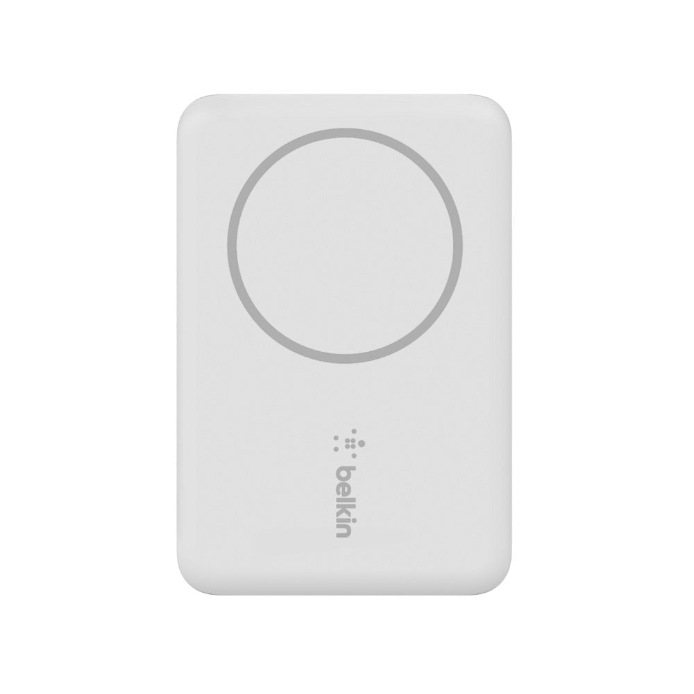 Belkin 2500mAh Magnetic Wireless Power Bank for iPhone Devices - White