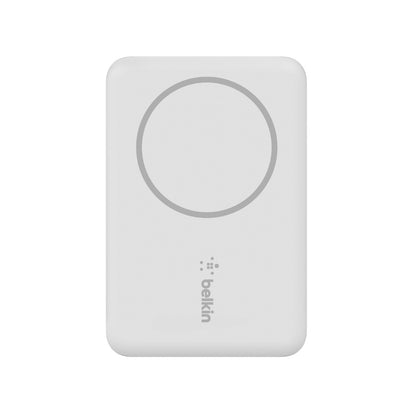 Belkin 2500mAh Magnetic Wireless Power Bank for iPhone Devices - White