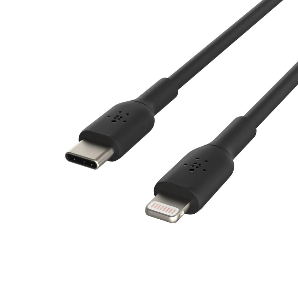 Belkin 1-Meter USB-C to Lightning Cable Boost Charge Braided - Black