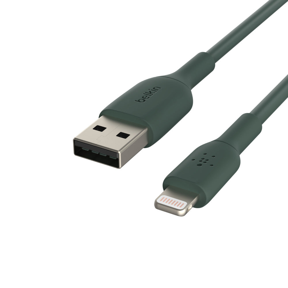 Belkin Boost Charge 1-Meter Lightning to USB-A Cable for iPhones - Midnight Green