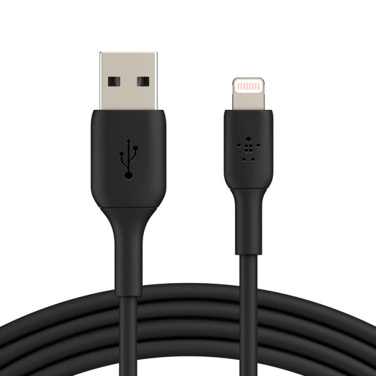 Belkin Boost Charge 3-Meter Lightning to USB-A Cable for iPhones - Black