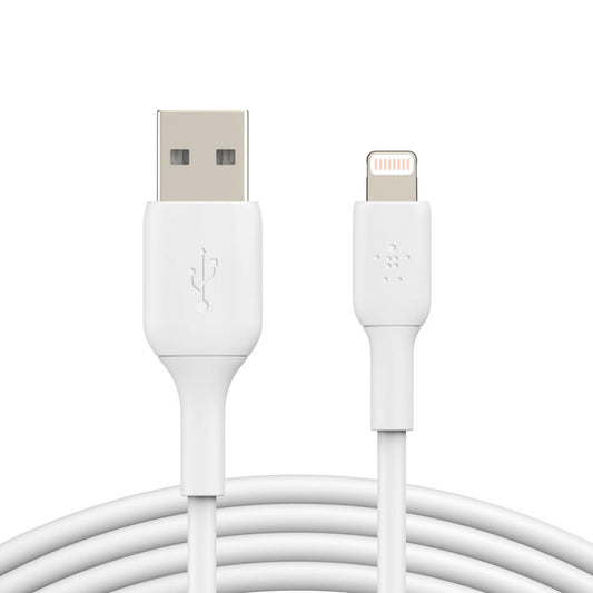 Belkin Boost Charge 2-Meter Lightning to USB-A Cable for iPhones - White