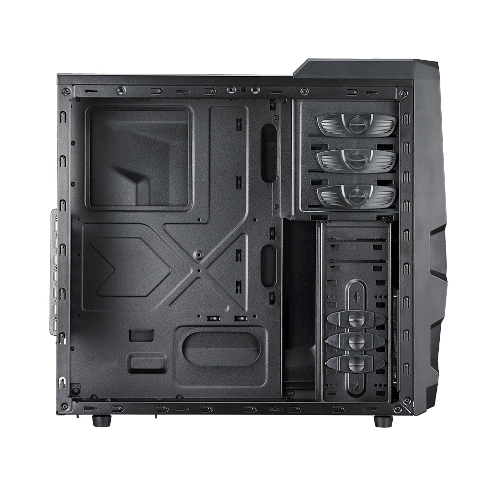 Cooler Master K380 ATX Mid-Tower Cabinet with Pre-Installed 120mm LED Fan
