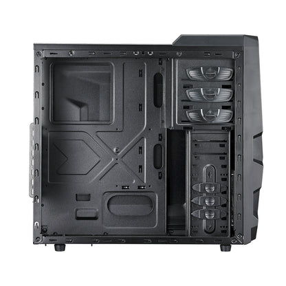 Cooler Master K380 ATX Mid-Tower Cabinet with Pre-Installed 120mm LED Fan