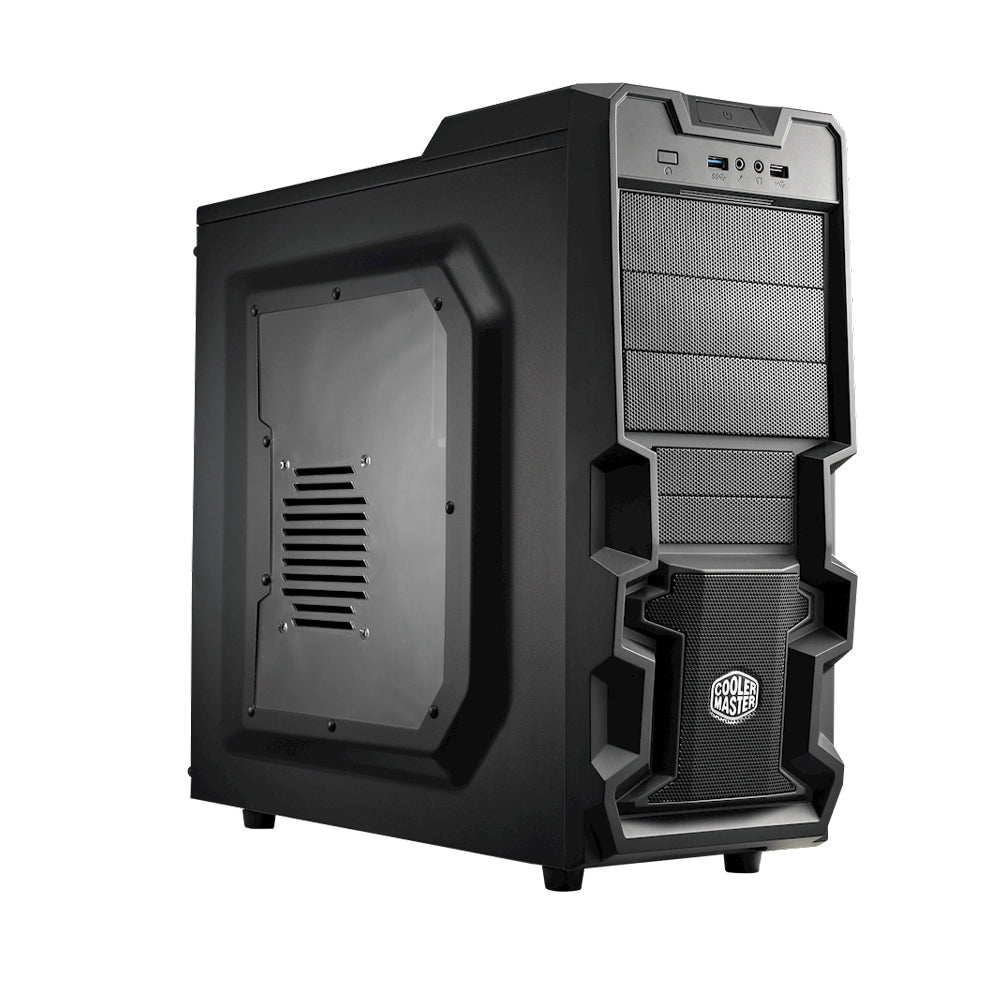 Cooler Master K380 ATX Mid-Tower Cabinet with Pre-Installed 120mm LED Fan