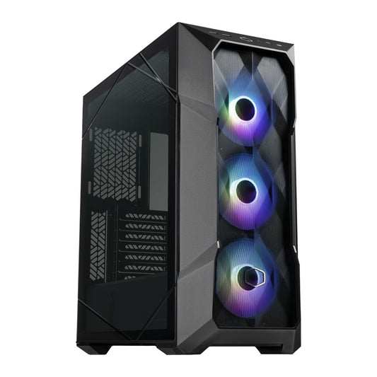 Cooler Master MasterBox TD500 Mesh V2 ATX Black Mid-Tower Cabinet with 3 Pre-installed Fans