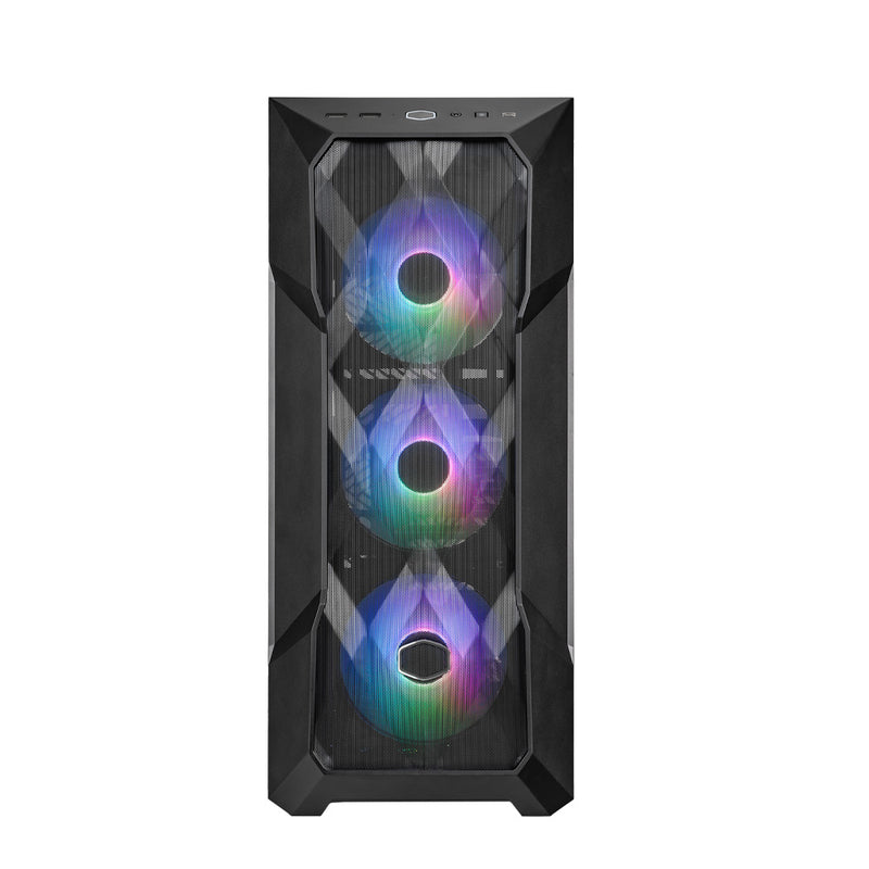 Cooler Master MasterBox TD500 Mesh V2 ATX Black Mid-Tower Cabinet with 3 Pre-installed Fans