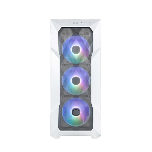 Cooler Master MasterBox TD500 Mesh V2 ATX White Mid-Tower Cabinet with 3 Pre-installed Fans
