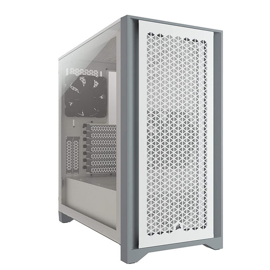 CORSAIR 4000D AIRFLOW White ATX Mid-Tower Cabinet with two 120mm AirGuide fans