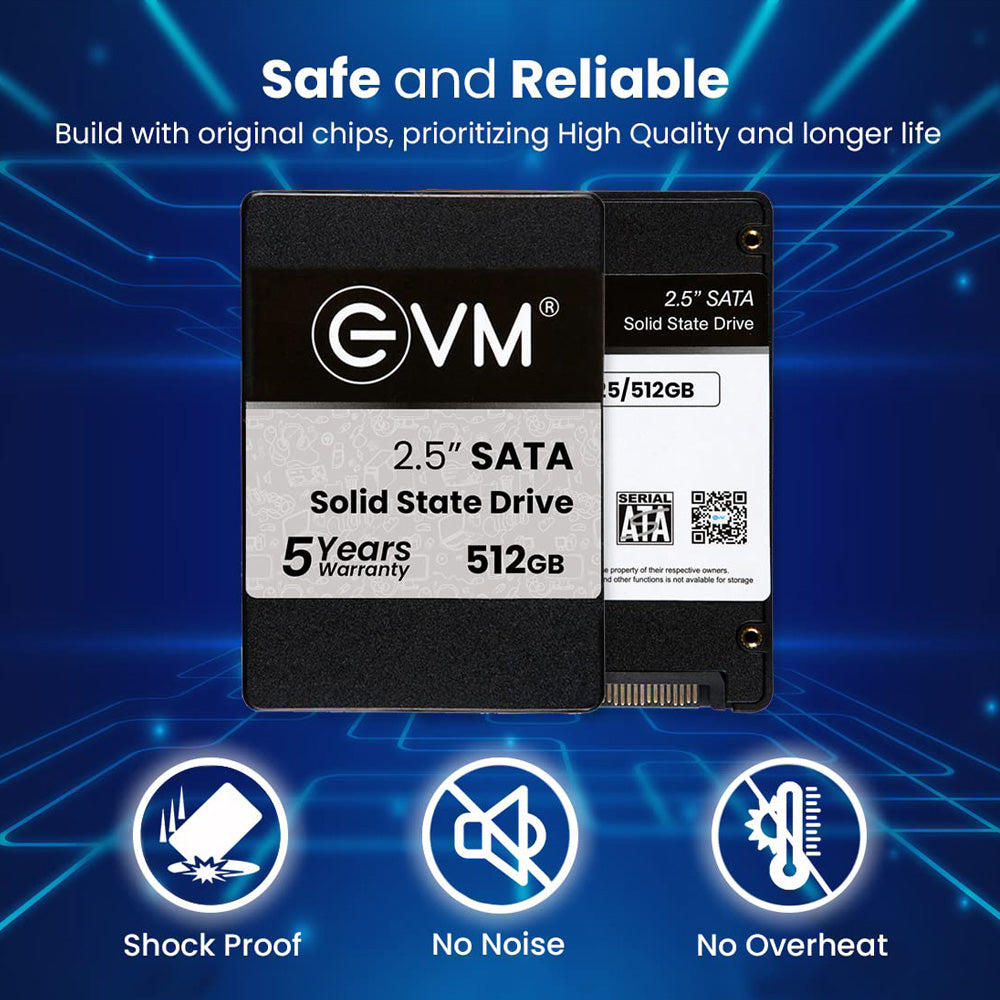 EVM 512GB 2.5-inch SATA 3D NAND Internal SSD