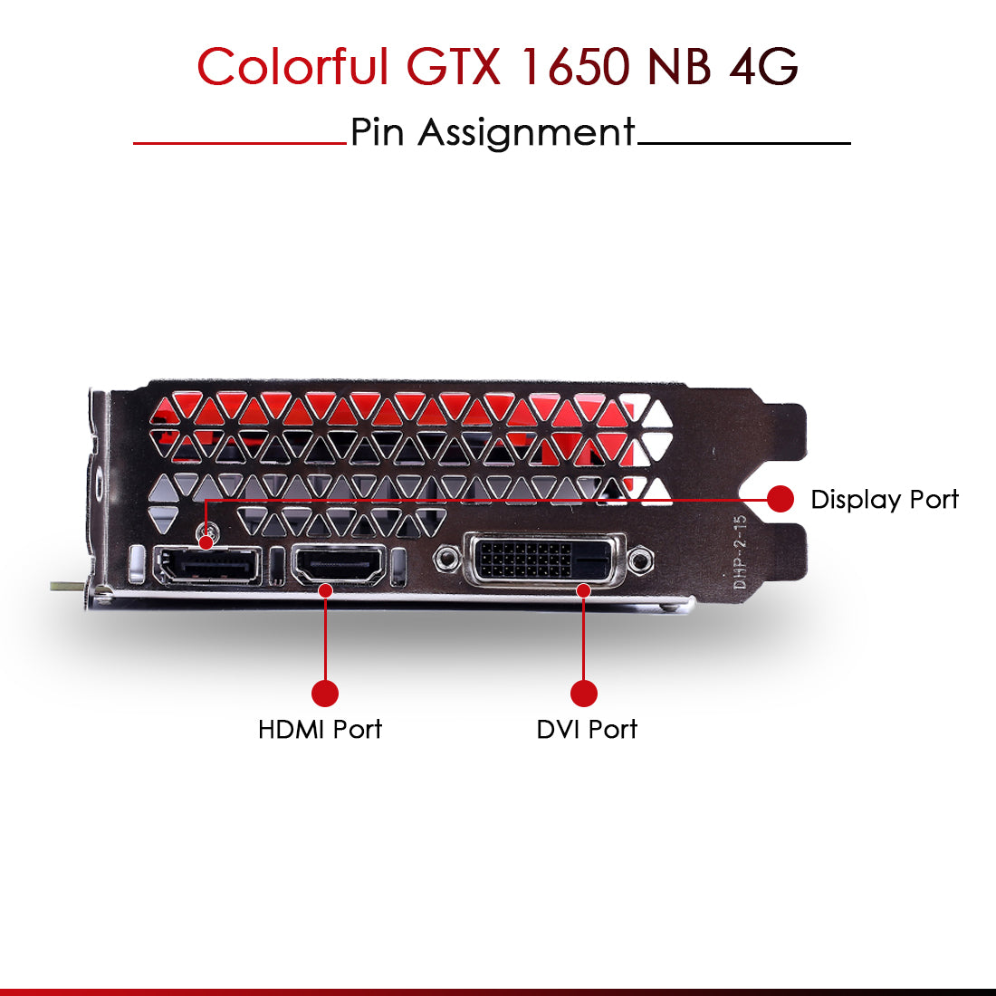 रंगीन GeForce GTX 1650 NB 4GB DDR5 गेमिंग ग्राफ़िक्स कार्ड (G-C1650NB-4G-V) 