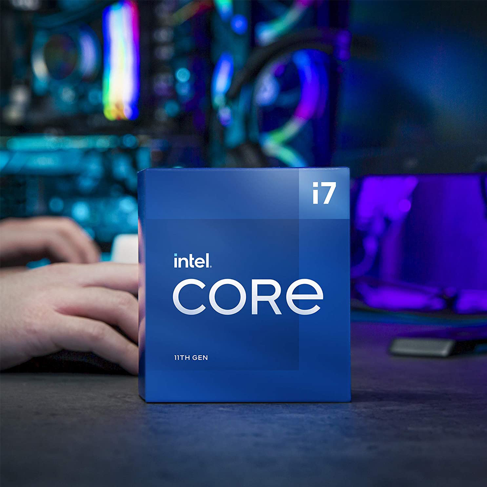 Intel Core 11th Gen i7-11700 LGA1200 डेस्कटॉप प्रोसेसर 8 कोर 4.9GHz तक 16MB कैशे
