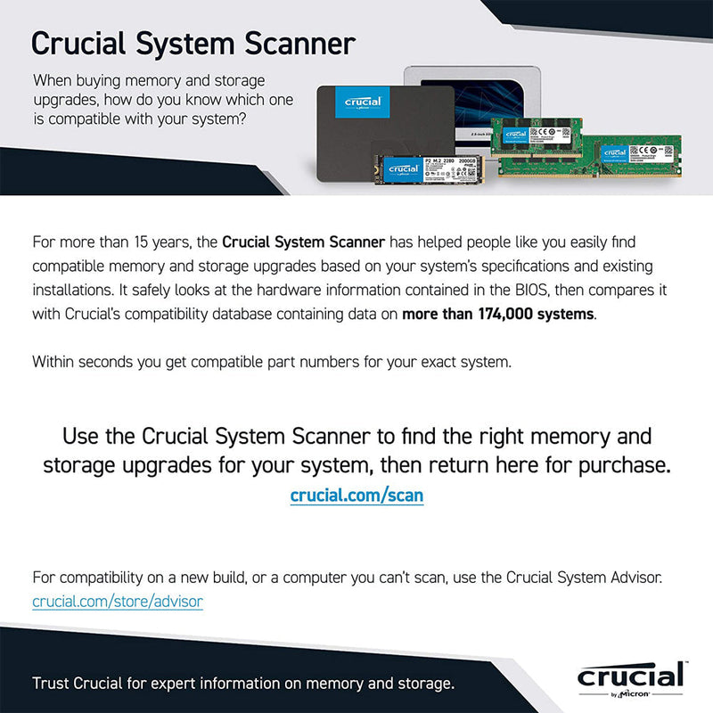 Buy Crucial 16GB DDR4 3200MHz RAM Desktop Memory Online - TPSTech