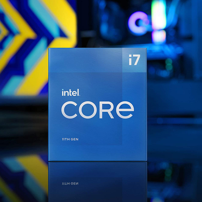 Intel Core 11th Gen i7-11700 LGA1200 डेस्कटॉप प्रोसेसर 8 कोर 4.9GHz तक 16MB कैशे
