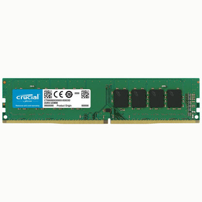 Crucial DDR4 8GB DDR4 RAM 3200MHz CL22 UDIMM डेस्कटॉप मेमोरी