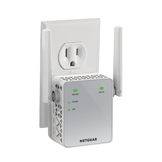 NETGEAR AC750 Wi-Fi Range Extender With Wall-plug and 750Mbps Speed