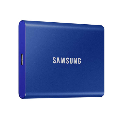 Samsung T7 2TB पोर्टेबल USB 3.2 Gen 2 टाइप-सी ब्लू एक्सटर्नल SSD