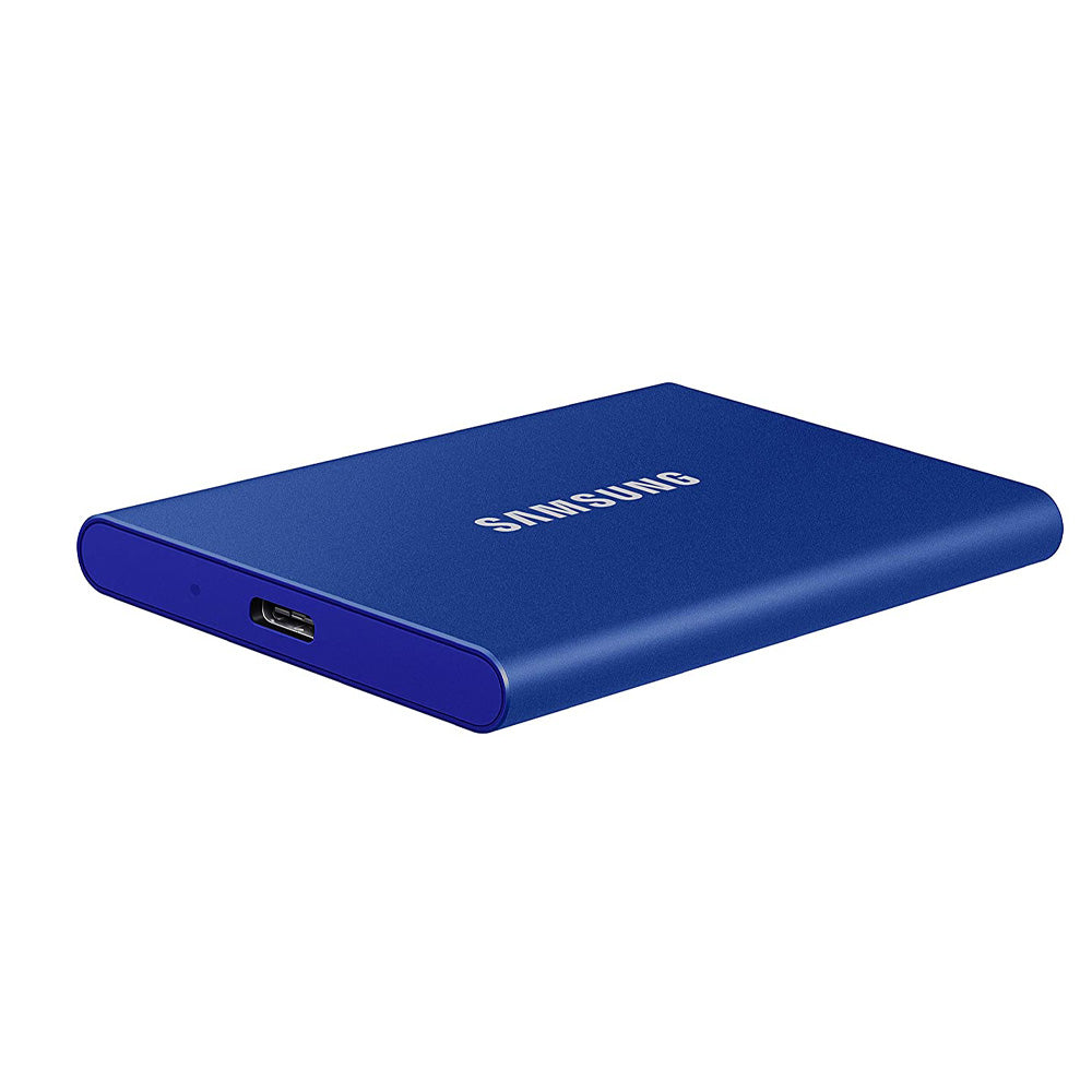 Samsung T7 2TB पोर्टेबल USB 3.2 Gen 2 टाइप-सी ब्लू एक्सटर्नल SSD