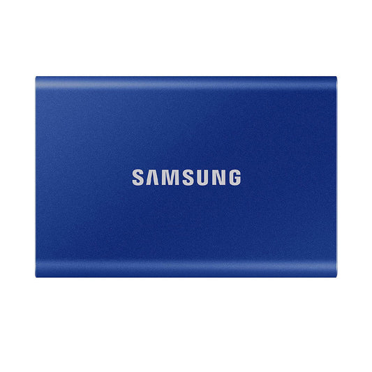 Samsung T7 500GB पोर्टेबल USB 3.2 Gen 2 टाइप-सी ब्लू एक्सटर्नल SSD