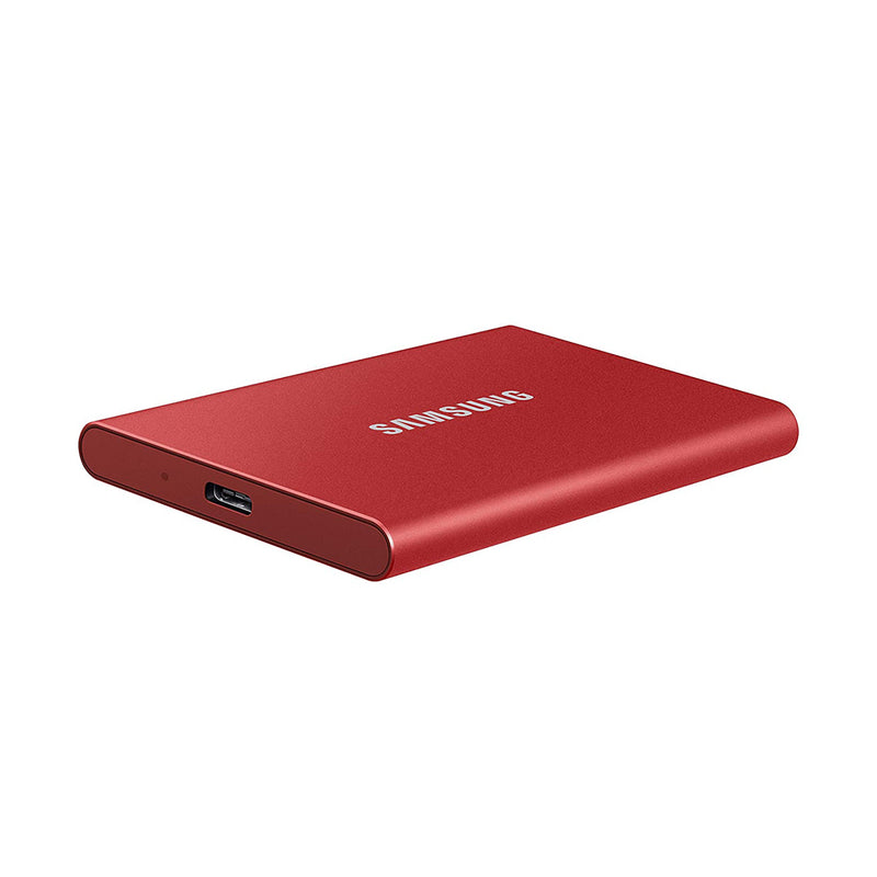 Samsung T7 500GB Portable USB 3.2 Gen 2 Type-C Red External SSD