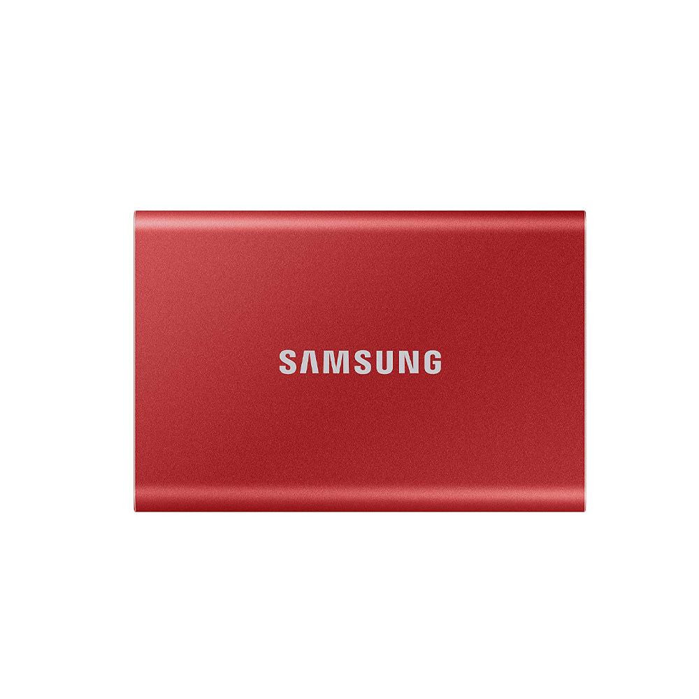 Samsung T7 2TB पोर्टेबल USB 3.2 Gen 2 टाइप-सी रेड एक्सटर्नल SSD