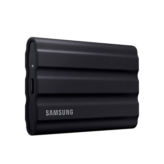 Samsung T7 शील्ड 1TB पोर्टेबल USB 3.2 Gen 2 टाइप-सी ब्लैक एक्सटर्नल SSD