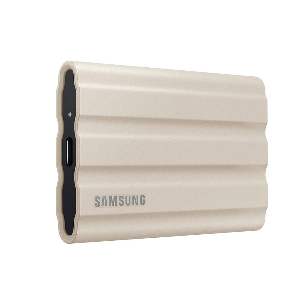 Samsung T7 शील्ड 1TB पोर्टेबल USB 3.2 Gen 2 टाइप-सी बेज एक्सटर्नल SSD