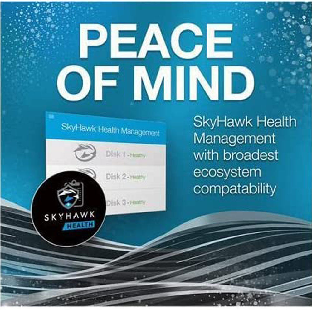 Seagate Skyhawk 4TB 3.5-इंच SATA 7200RPM सर्विलांस इंटरनल हार्ड डिस्क