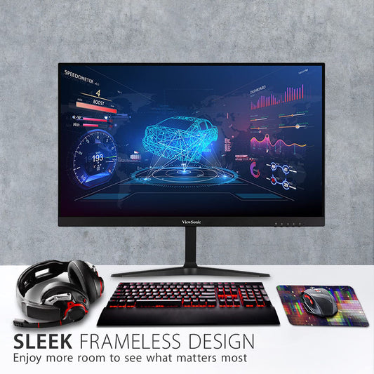 ViewSonic VX2418-P-MHD 24-inch FHD 165Hz 1MS VA Monitor with Adaptive Sync and Dual Speakers