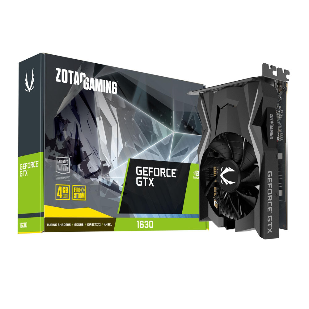 Zotac गेमिंग GeForce GTX 1630 4GB GDDR6 64-बिट ग्राफ़िक्स कार्ड